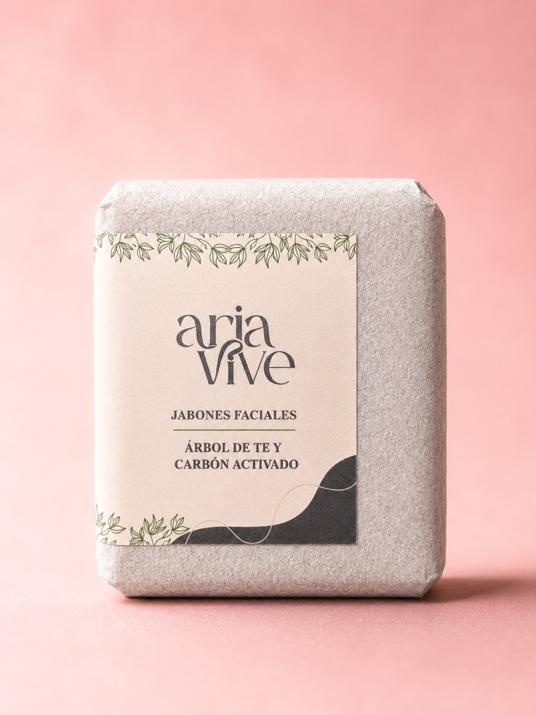 Jabón Facial de Árbol de Té y Carbón Activado