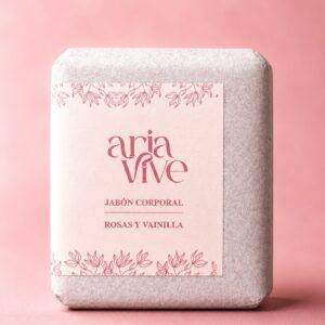 Jabón Corporal de Rosas y Vainilla