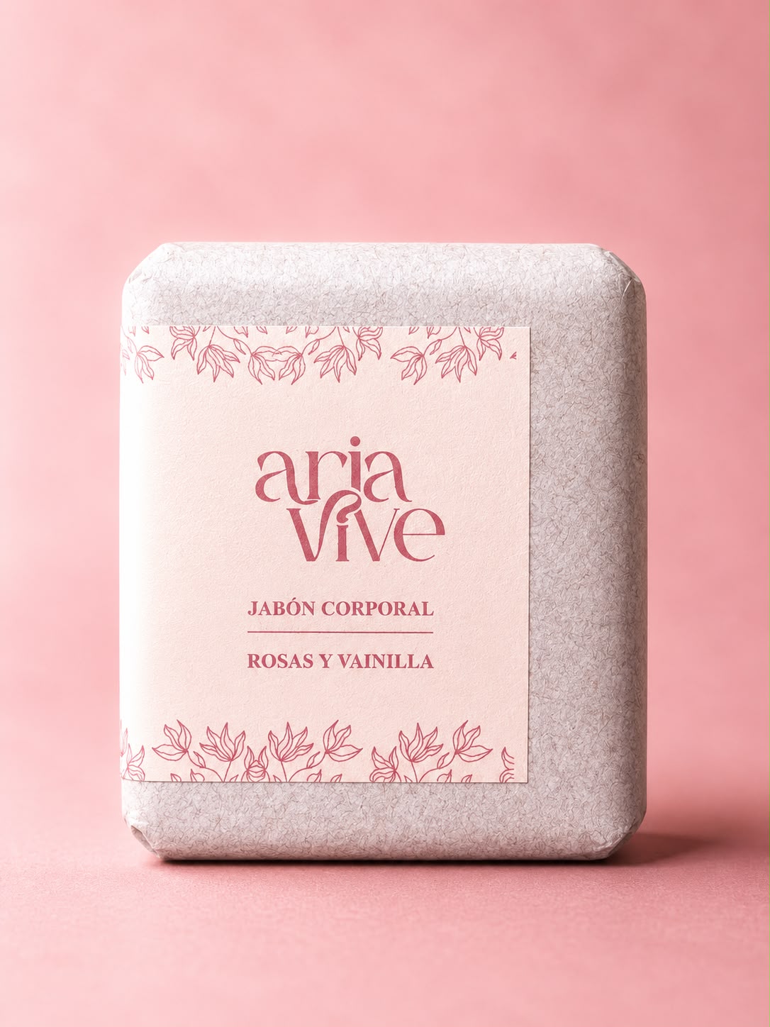 Jabón Corporal de Rosas y Vainilla